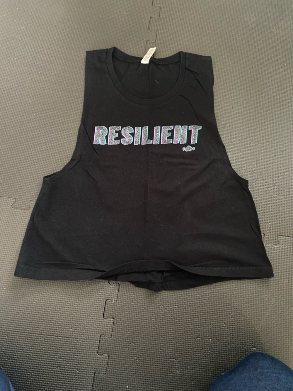 Wodbottom crop tank, S